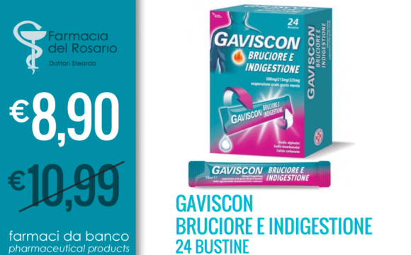 GAVISCON for heartburn therapy  24 sachets