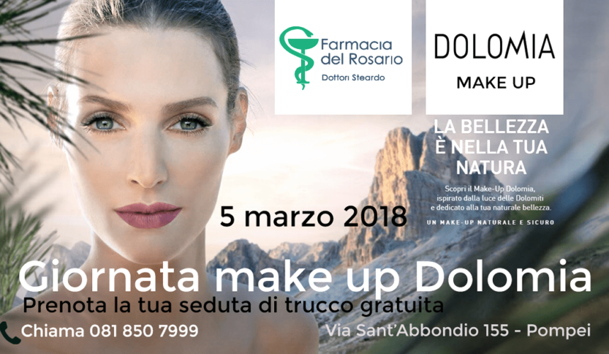Free make up session with Dolomia!
