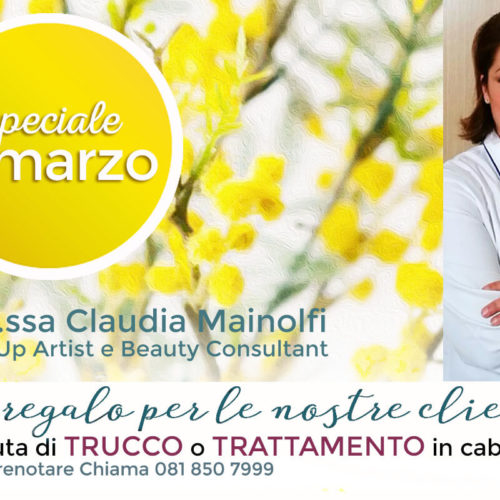 Giornata 8 marzo: trucco o trattamento viso gratis in cabina!