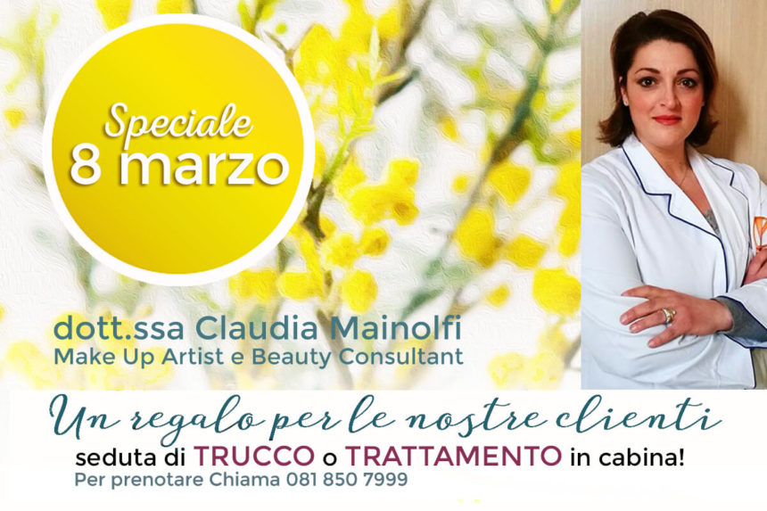 Giornata 8 marzo: trucco o trattamento viso gratis in cabina!