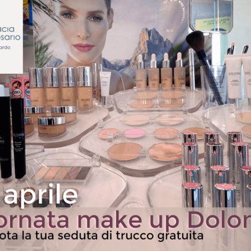 18 aprile: ritorna in farmacia l’appuntamento con Dolomia make up