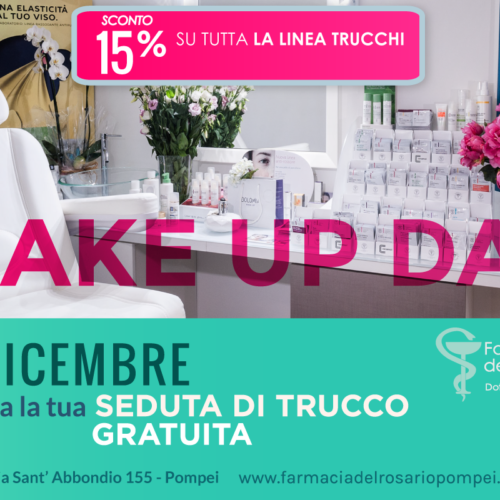 15 dicembre – MAKE UP DAY – sedute di trucco gratuite