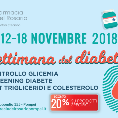 Settimana del diabete dal 12 al 18 novembre