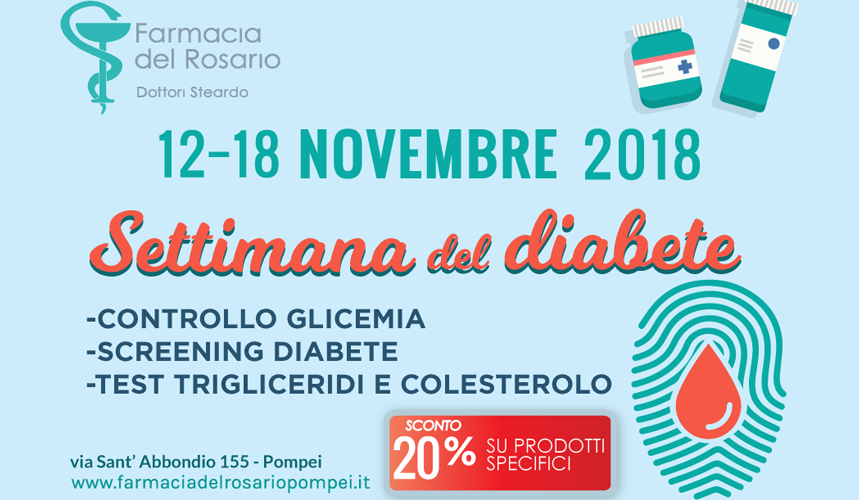 Settimana del diabete dal 12 al 18 novembre