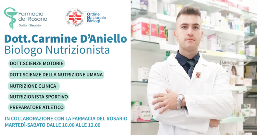 In forma con la Farmacia del Rosario: prenota il tuo appuntamento con il nutrizionista!