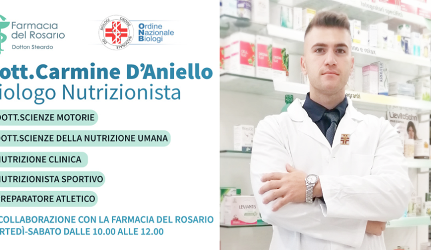 In forma con la Farmacia del Rosario: prenota il tuo appuntamento con il nutrizionista!