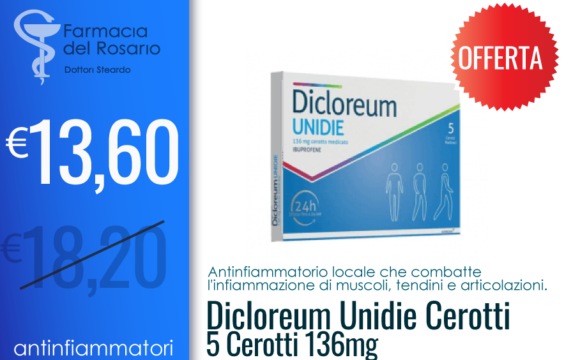 Dicloreum unidie 5 cerotti